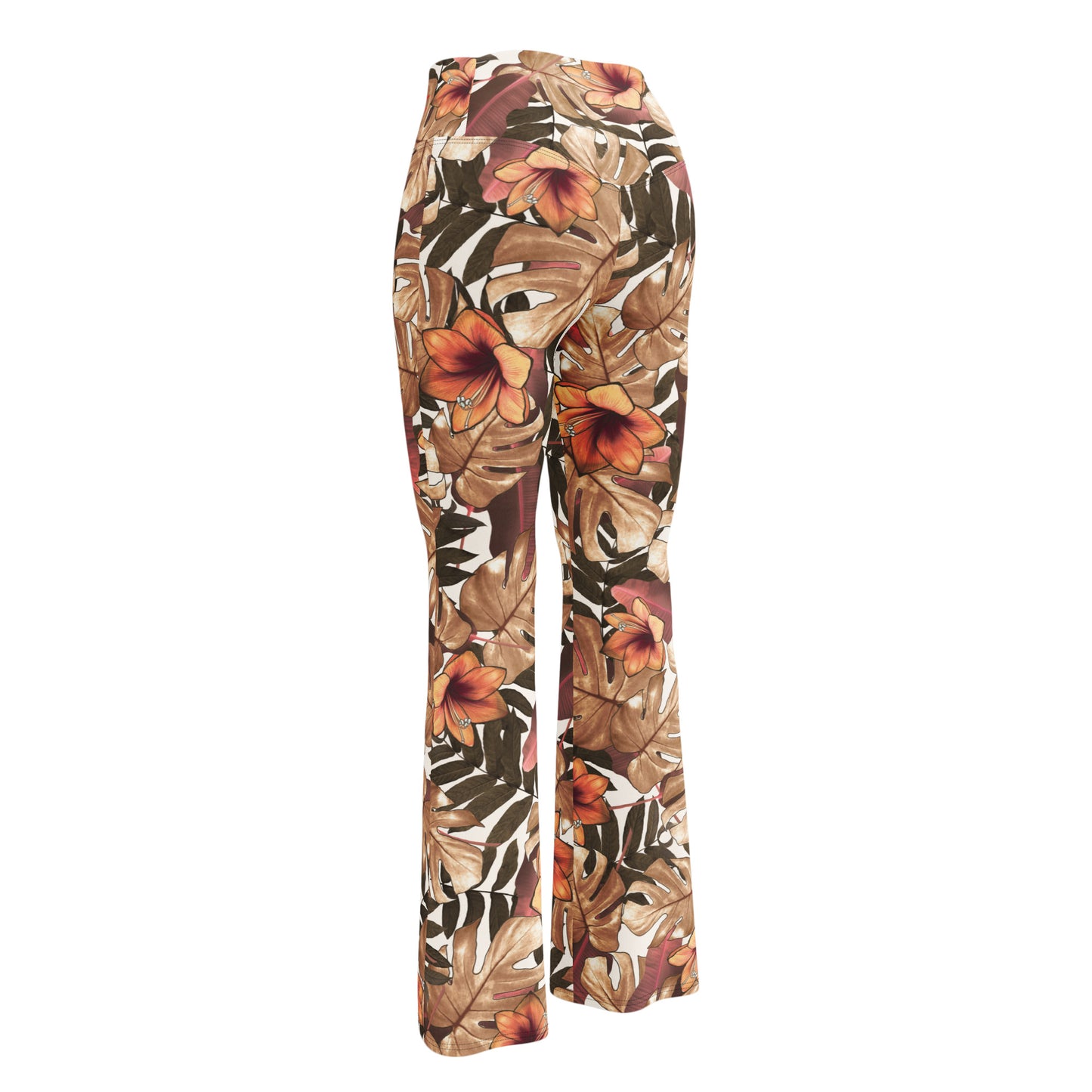 Be-Jo Leggings mit Schlag Herbst Braun