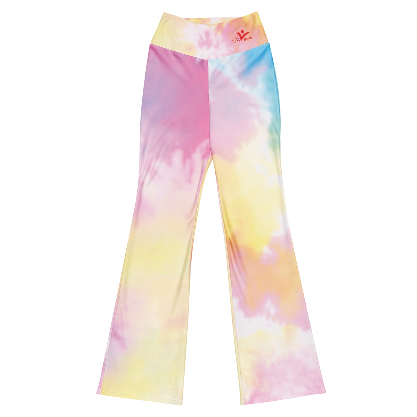 Be-Jo Leggings mit Schlag Bunt