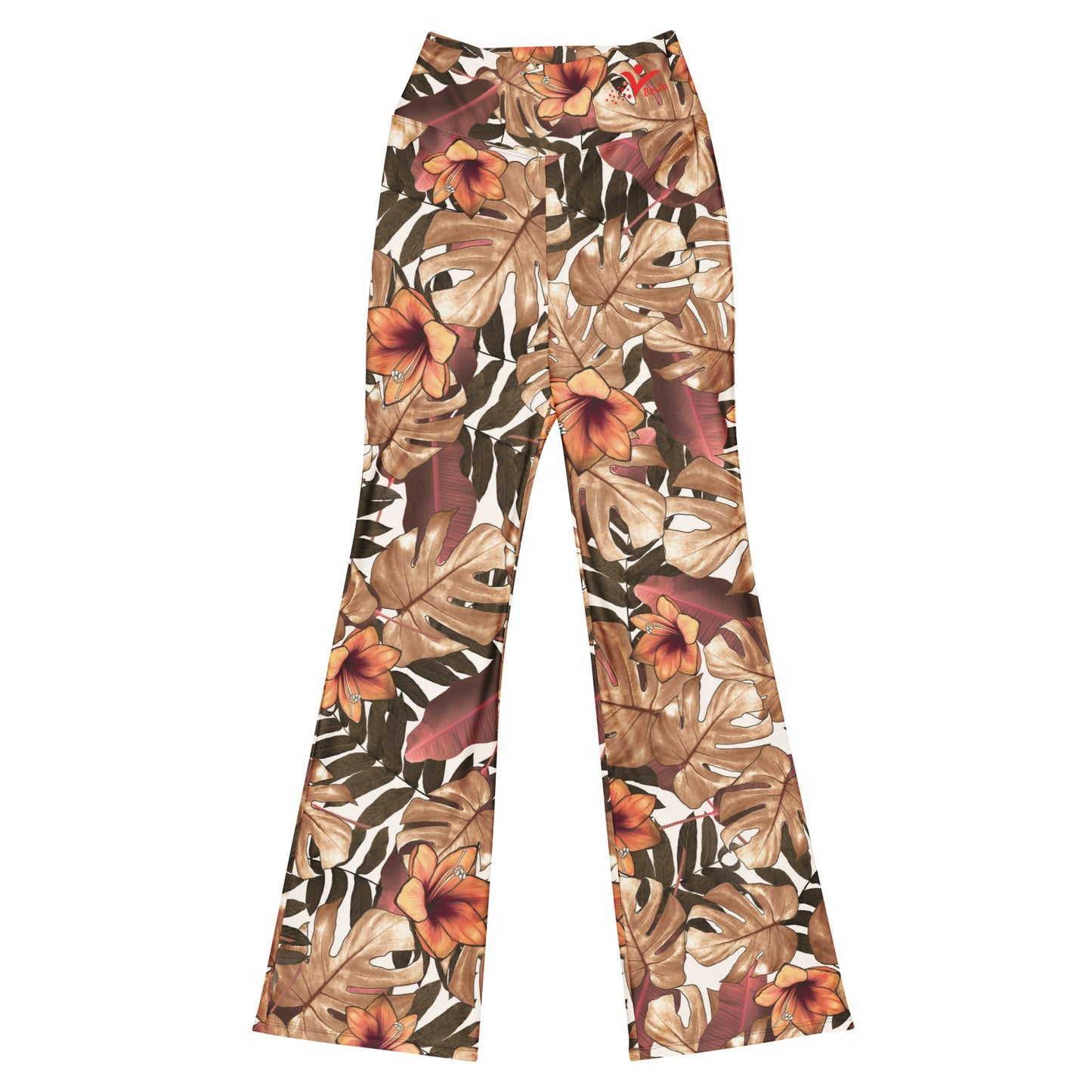 Be-Jo Leggings mit Schlag Herbst Braun