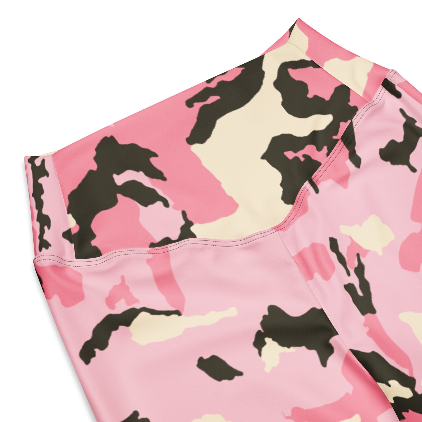 Be-Jo Leggings mit Schlag Camoufalge Rosa