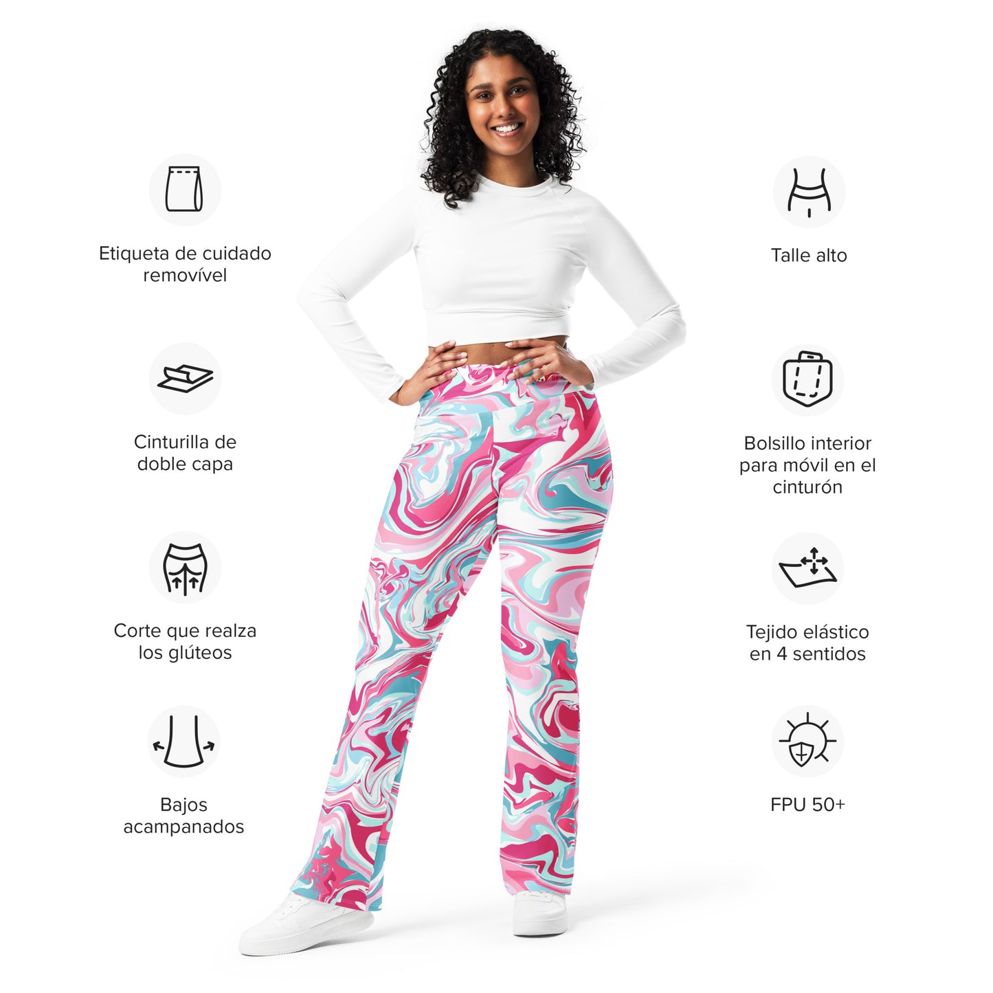 Be-Jo Leggings mit Schlag