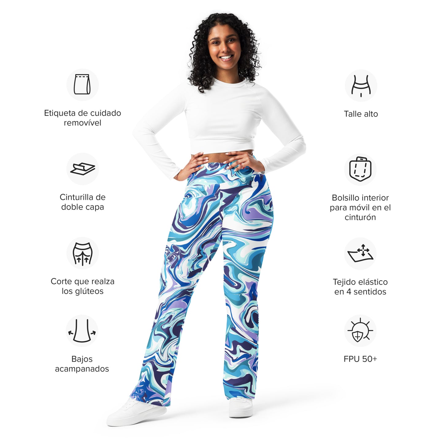 Be-Jo Leggings mit Schlag