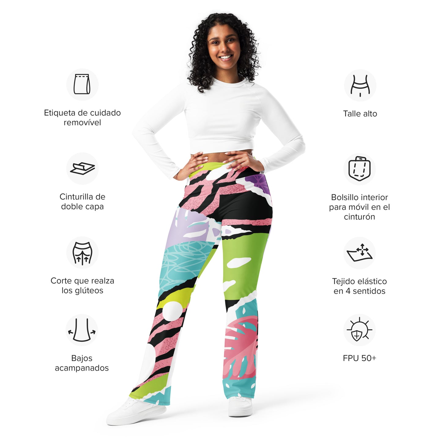 Be-Jo Leggings mit Schlag