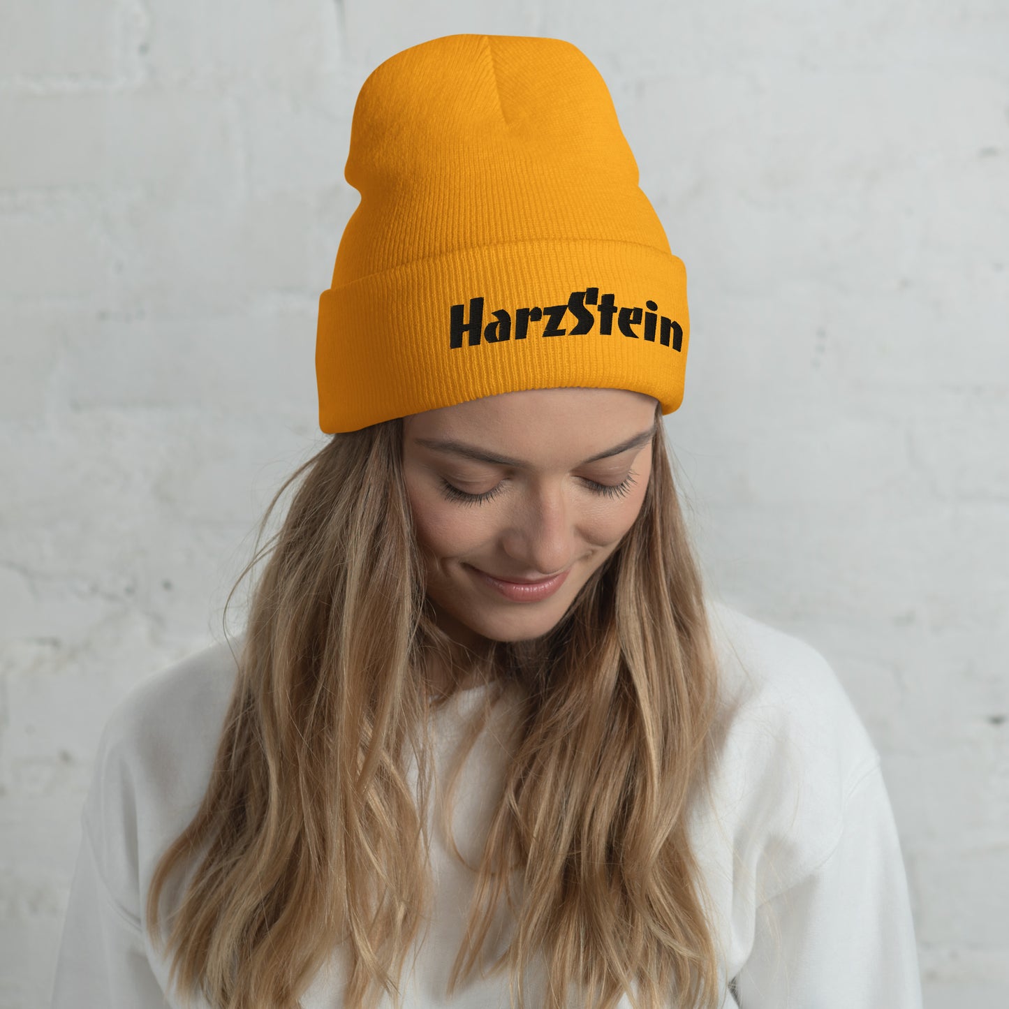 Umgeschlagene Beanie HarzStein