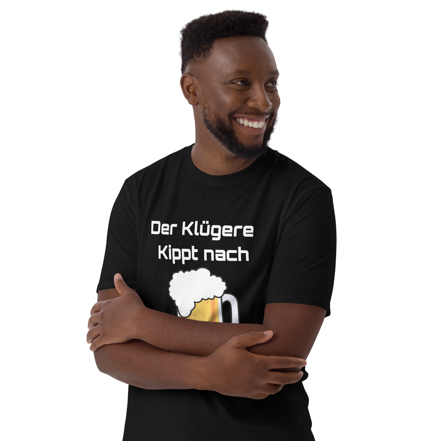 Kurzärmeliges Unisex-T-Shirt Der Klügere