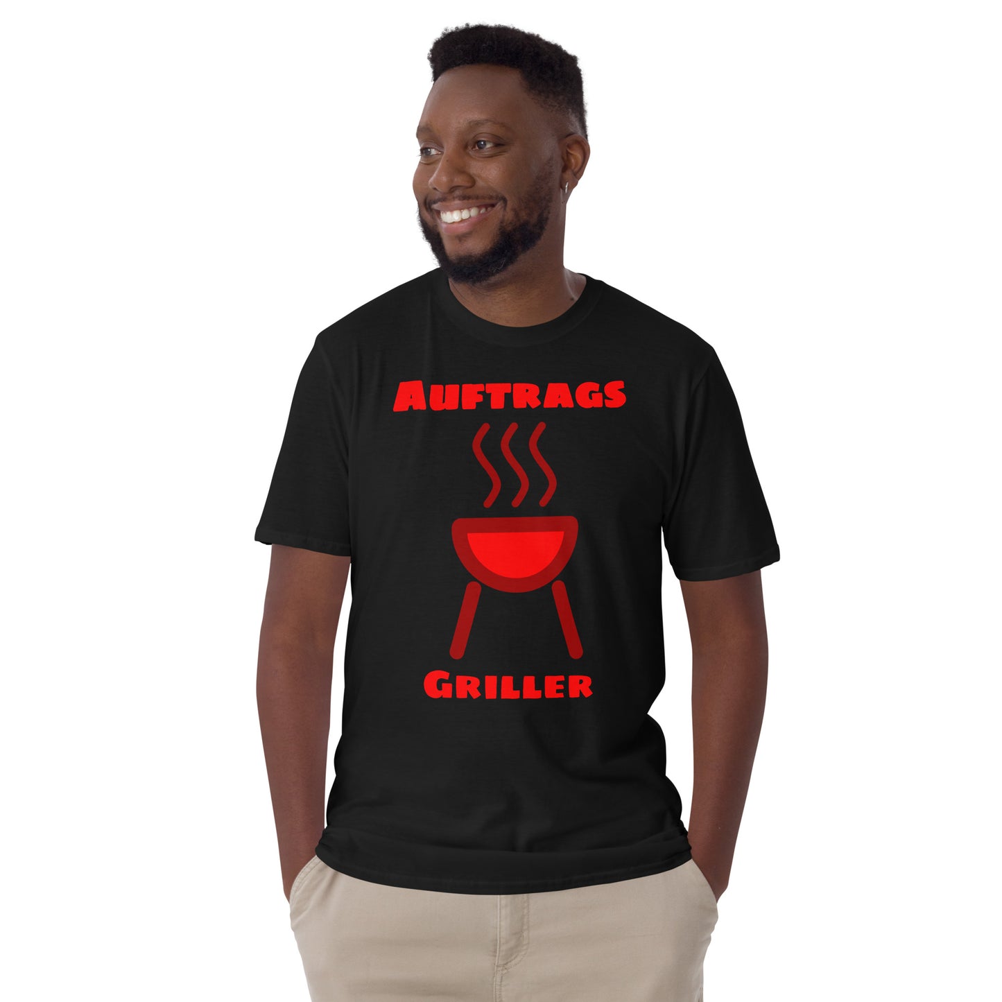 Kurzärmeliges Unisex-T-Shirt Auftrags Griller