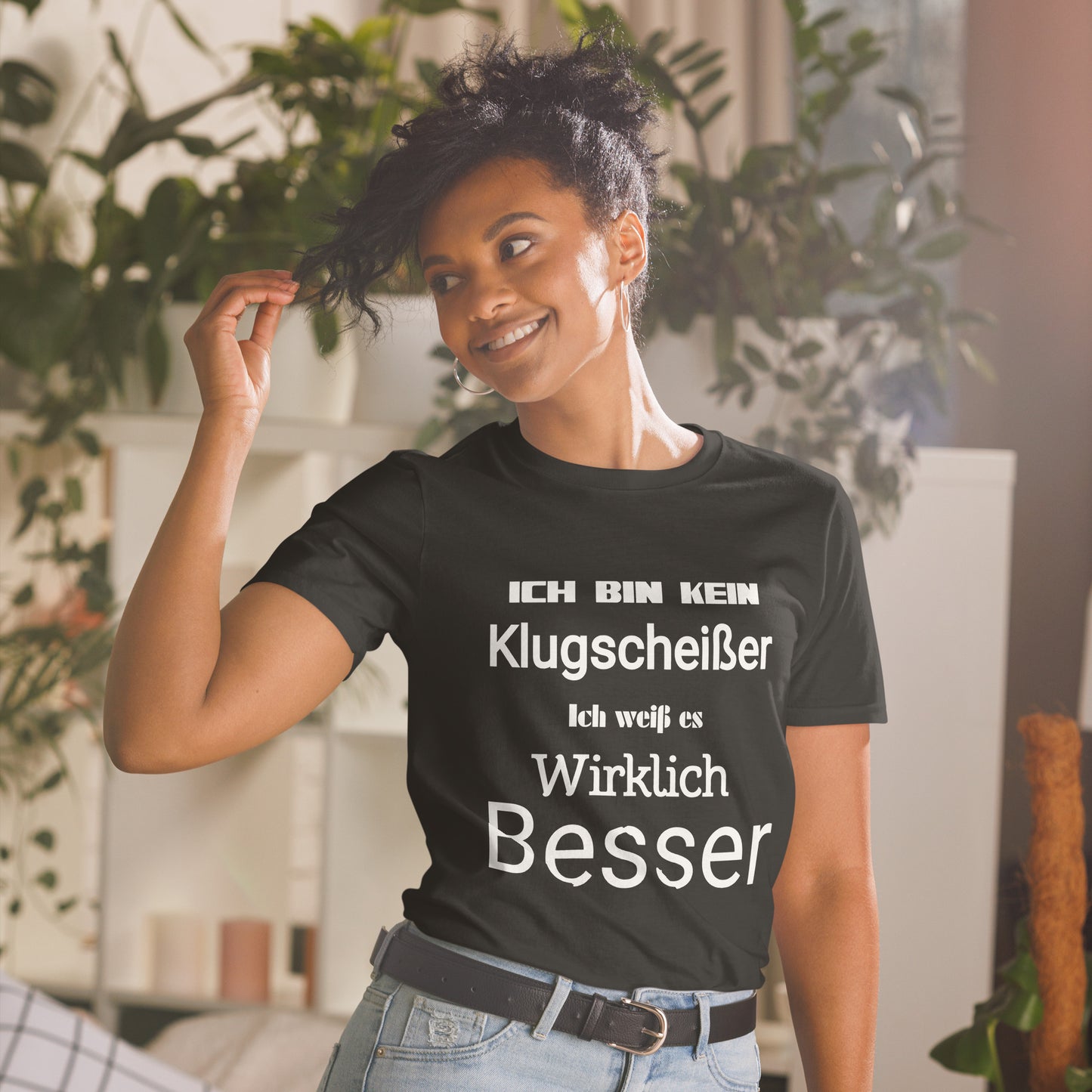 Kurzärmeliges Unisex-T-Shirt Ich bin