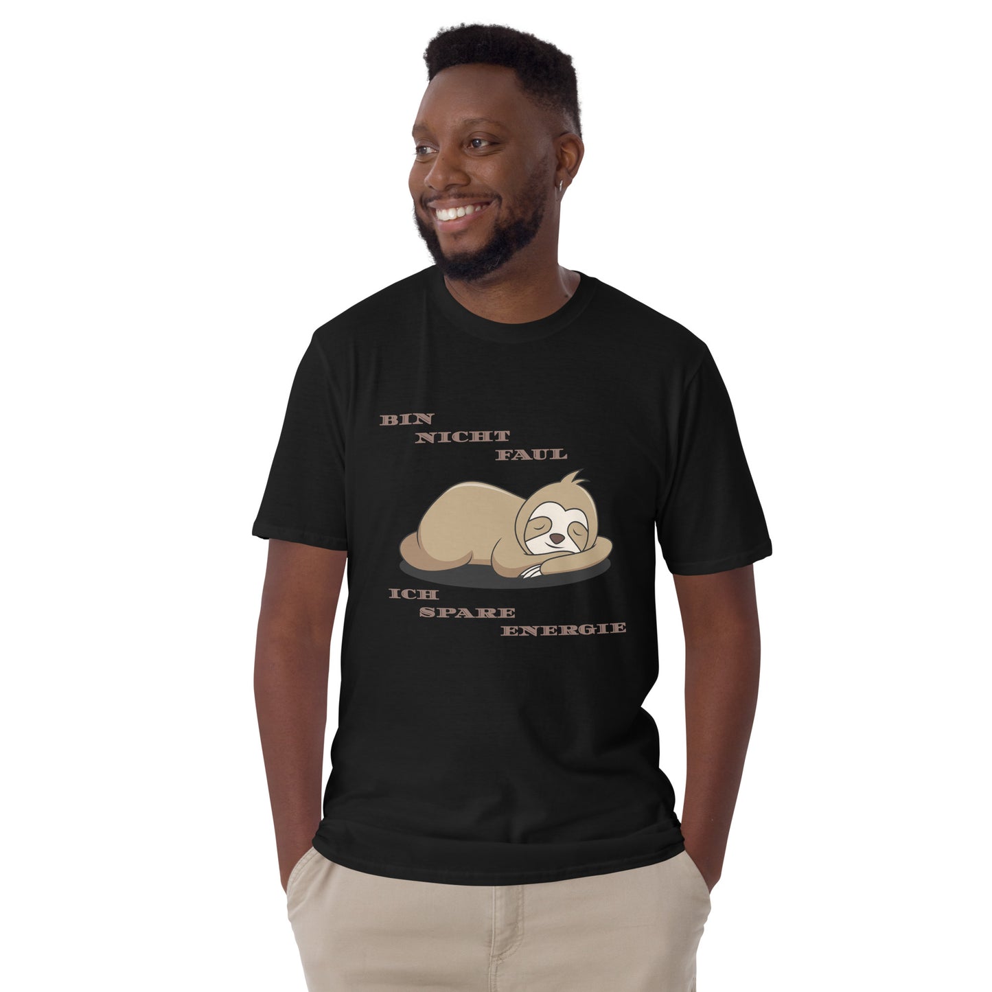 Kurzärmeliges Unisex-T-Shirt Faultier