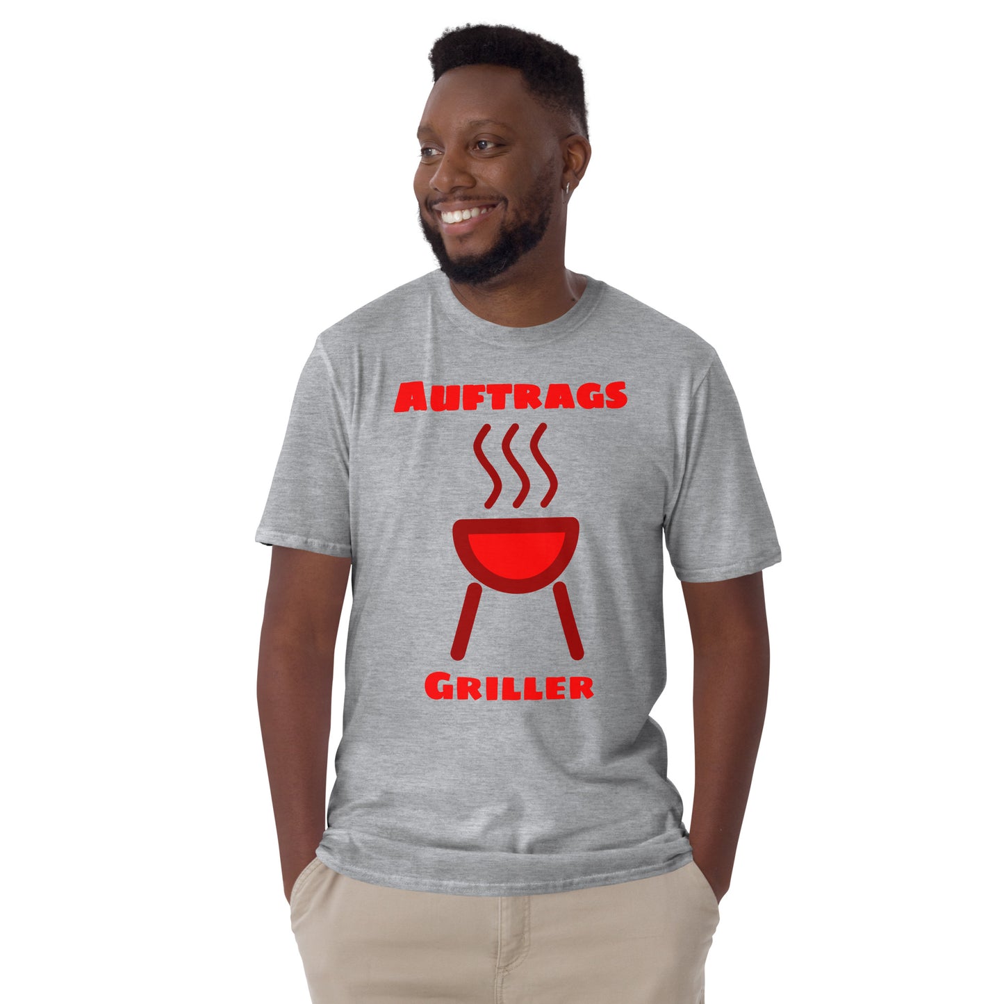 Kurzärmeliges Unisex-T-Shirt Auftrags Griller