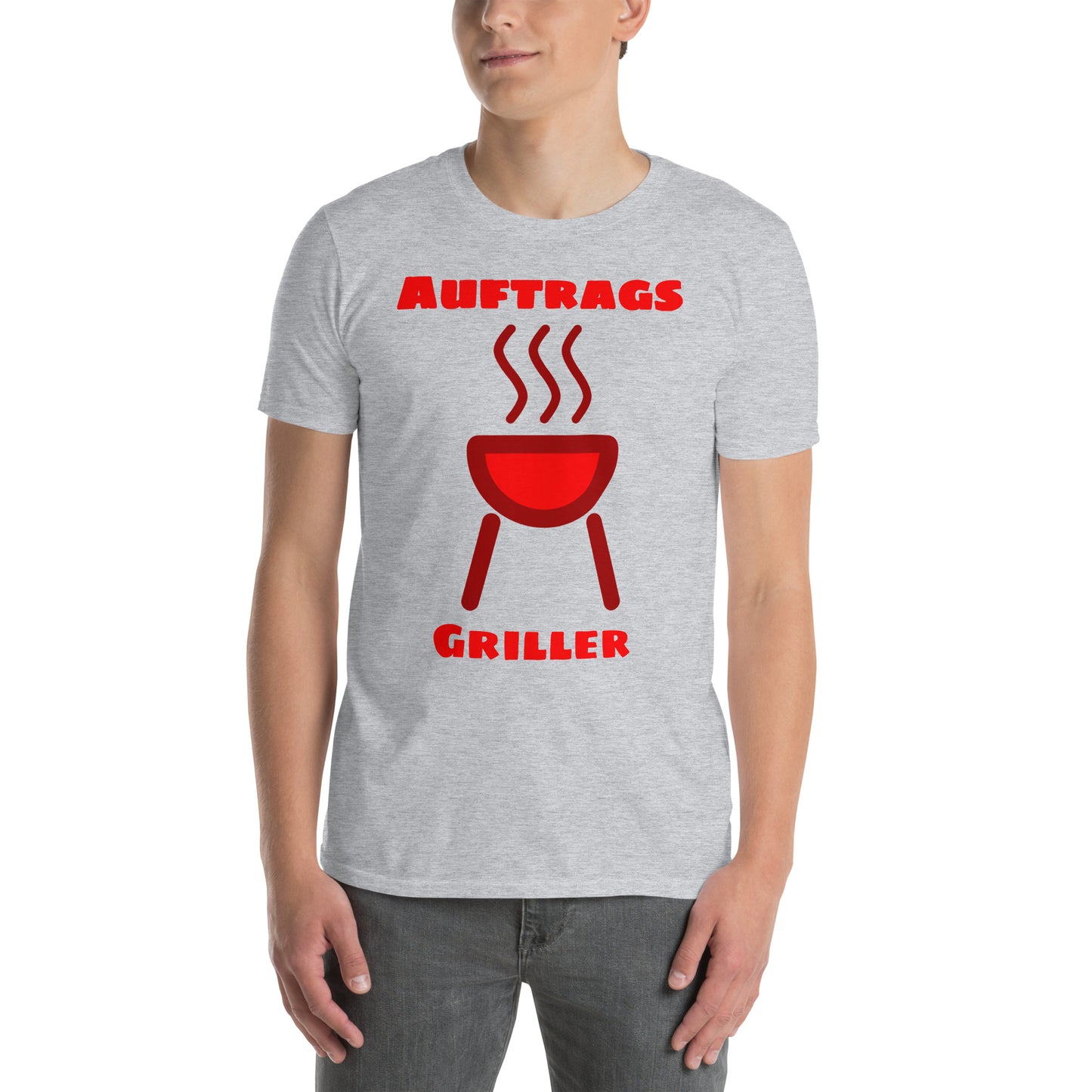 Kurzärmeliges Unisex-T-Shirt Auftrags Griller