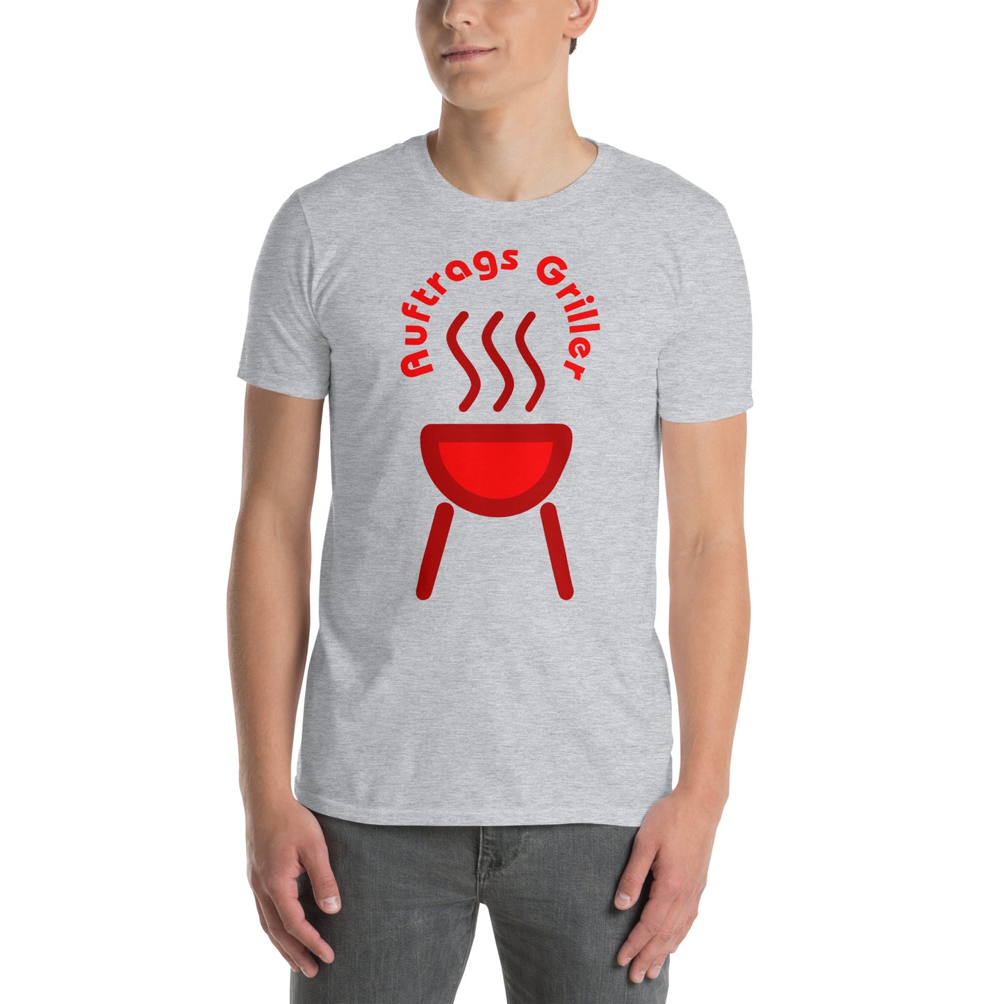 Kurzärmeliges Unisex-T-Shirt Auftrags Griller 2