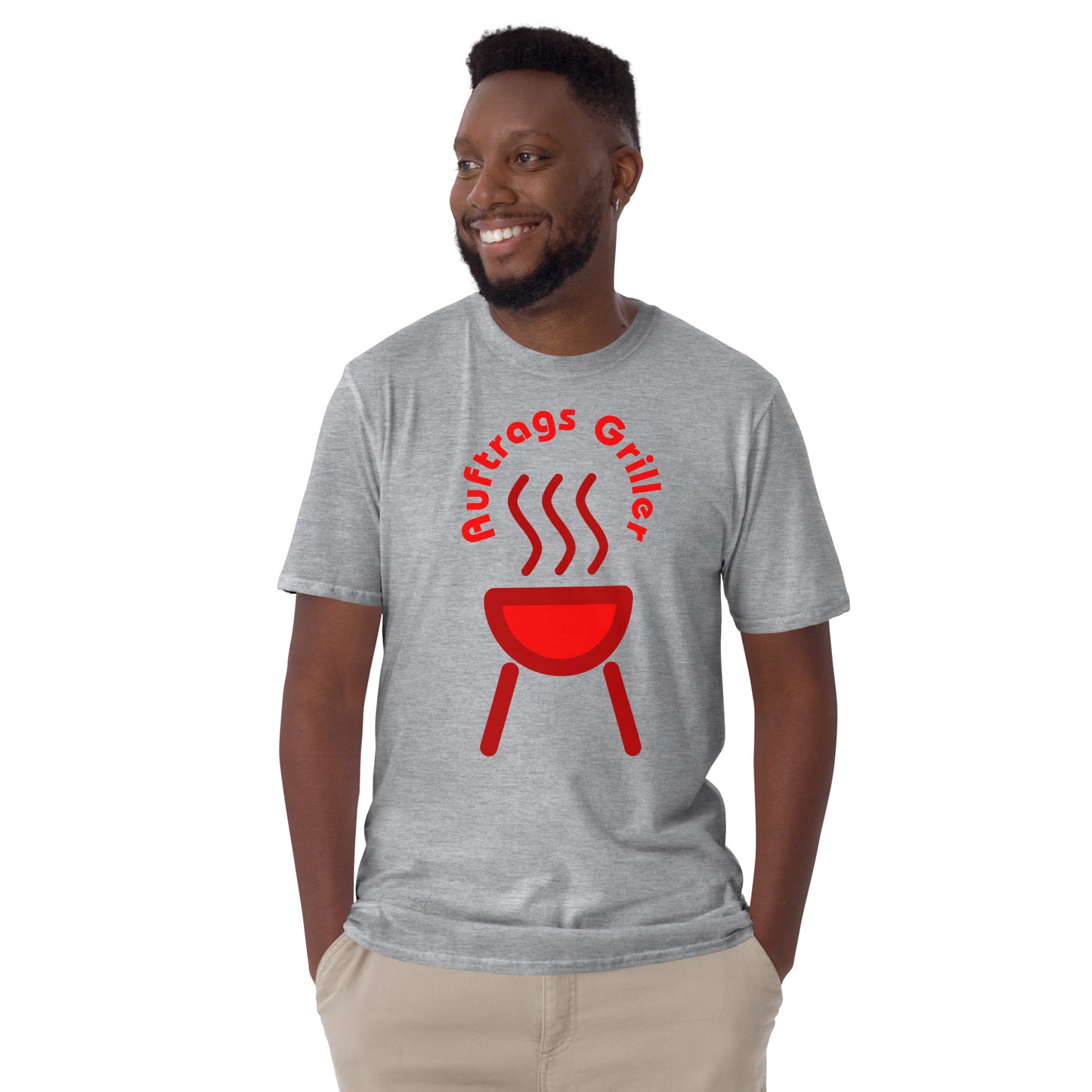 Kurzärmeliges Unisex-T-Shirt Auftrags Griller 2