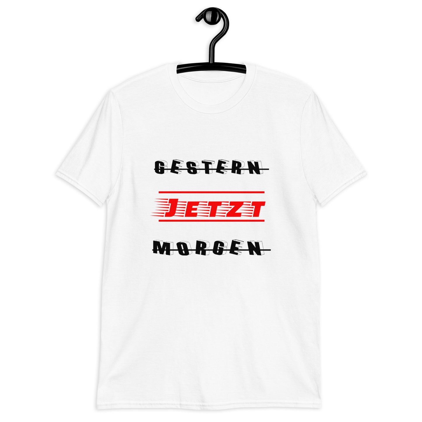 Kurzärmeliges Unisex-T-Shirt GJM (weiß)