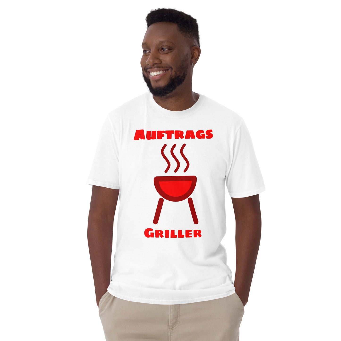 Kurzärmeliges Unisex-T-Shirt Auftrags Griller