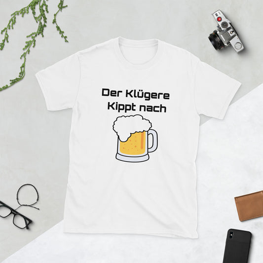 Kurzärmeliges Unisex-T-Shirt Der Klügere 2