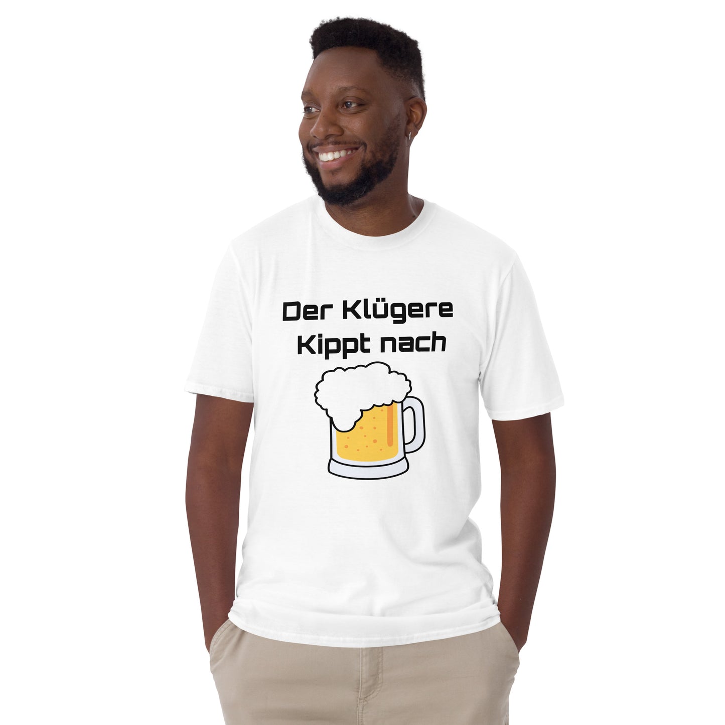 Kurzärmeliges Unisex-T-Shirt Der Klügere 2