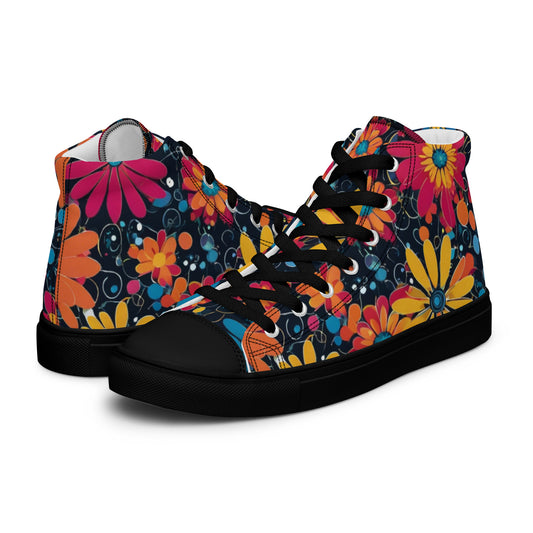 Be-Jo high top canvas shoes Damen Sneakers Blumen