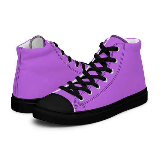 Be-Jo High-Top Leinenschuhe für Damen Sneakers Lila