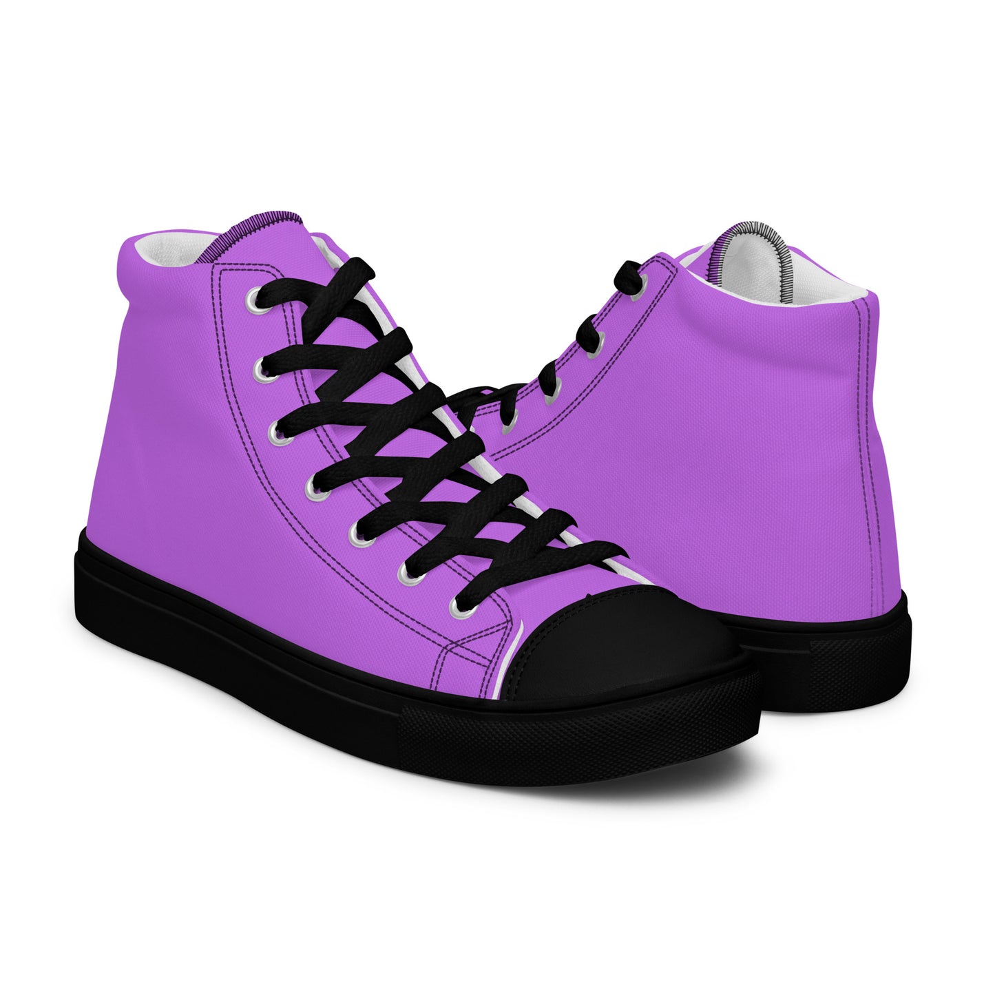 Be-Jo High-Top Leinenschuhe für Damen Sneakers Lila