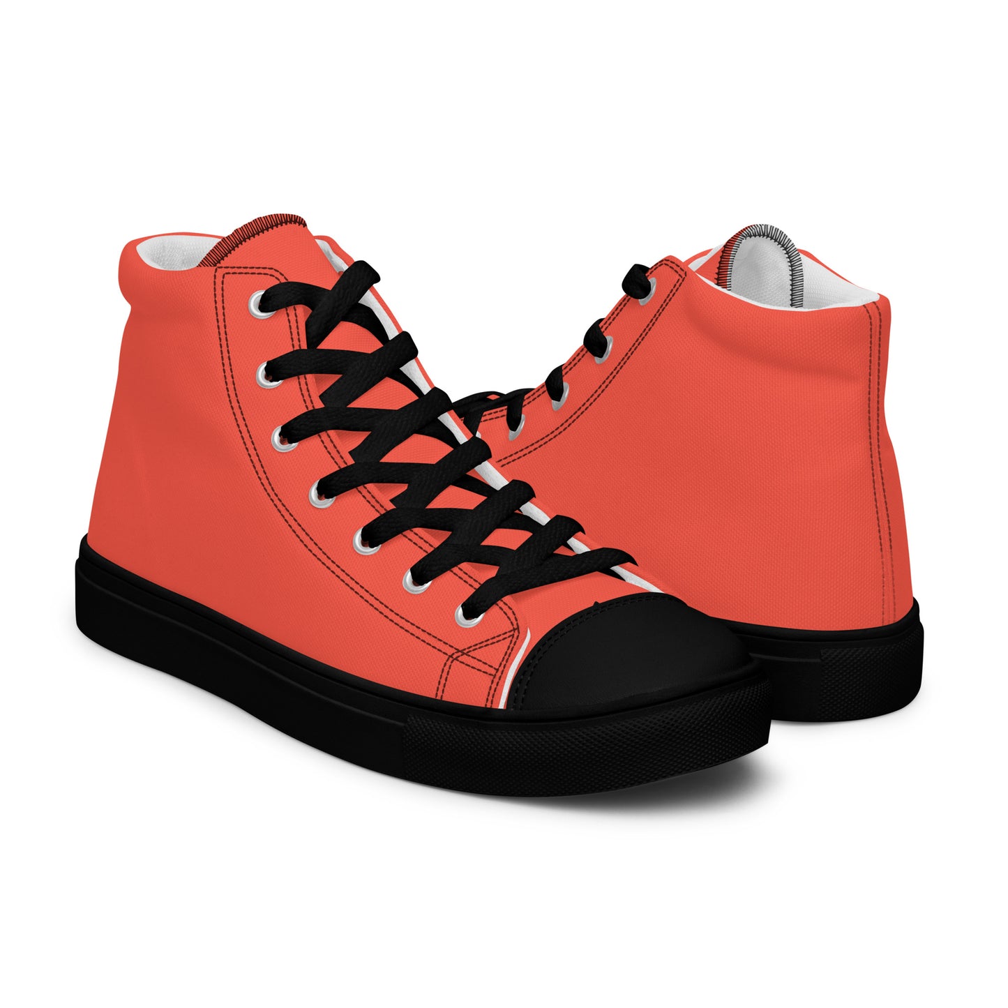 Be-Jo High-Top Leinenschuhe für Damen Sneakers Orange