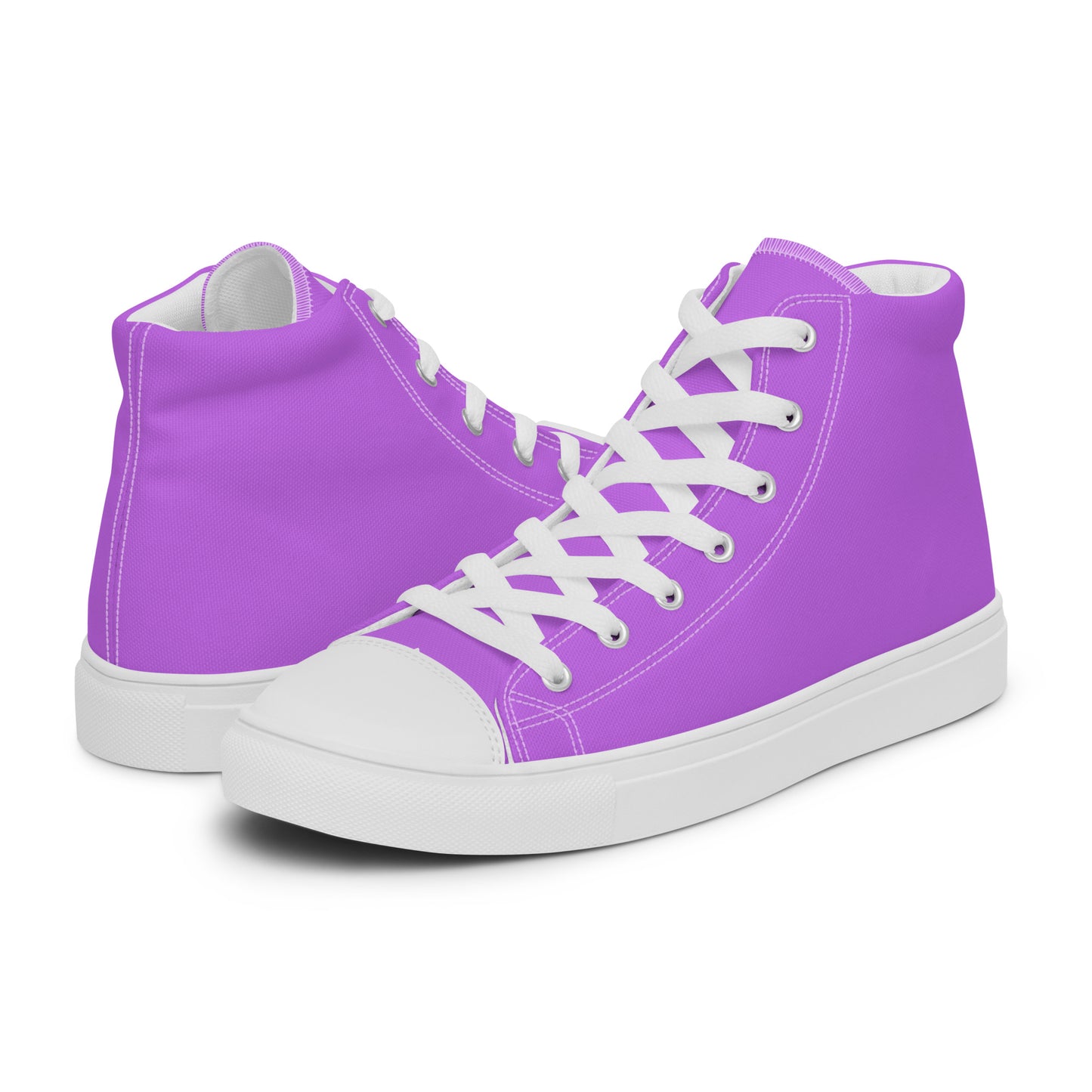 Be-Jo High-Top Leinenschuhe für Damen Sneakers Lila