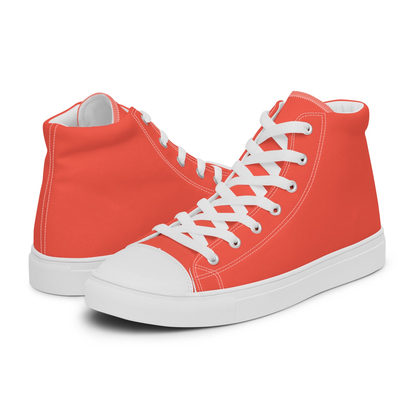 Be-Jo High-Top Leinenschuhe für Damen Sneakers Orange