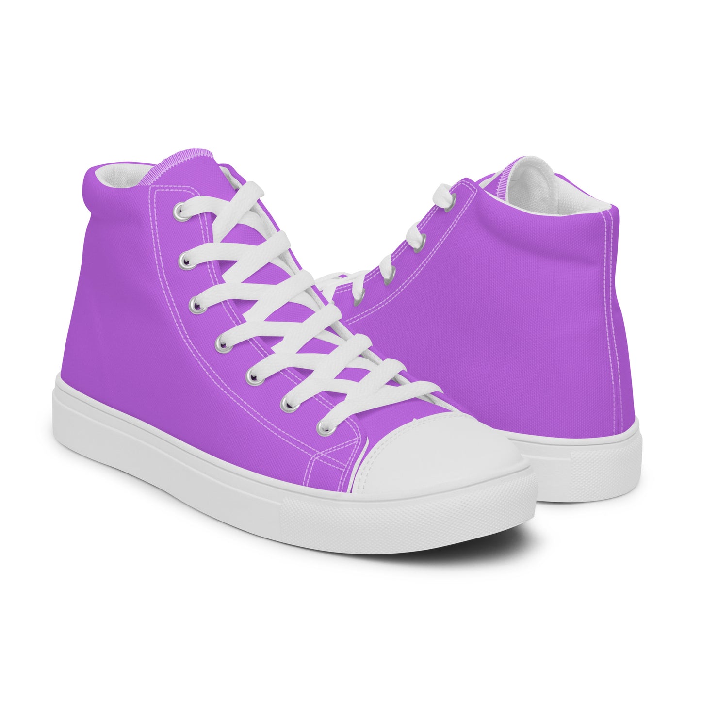 Be-Jo High-Top Leinenschuhe für Damen Sneakers Lila