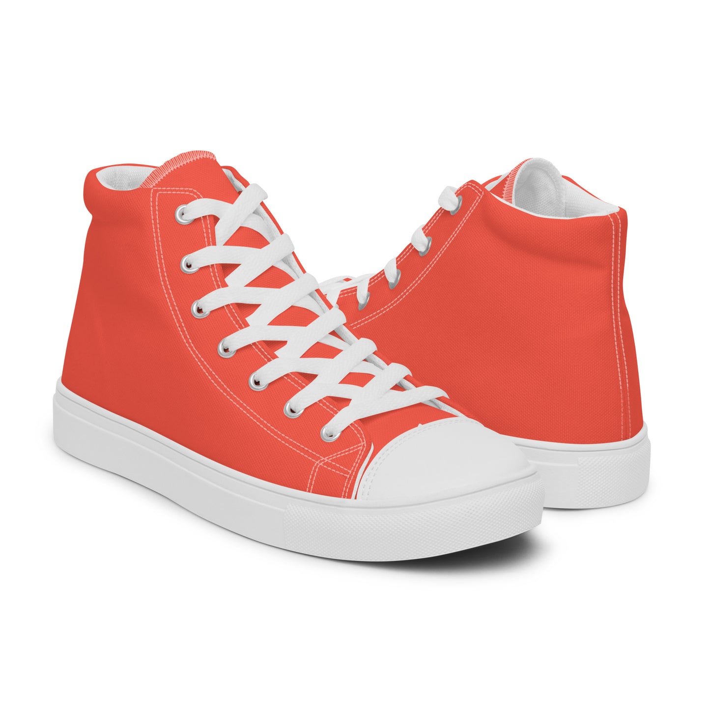 Be-Jo High-Top Leinenschuhe für Damen Sneakers Orange